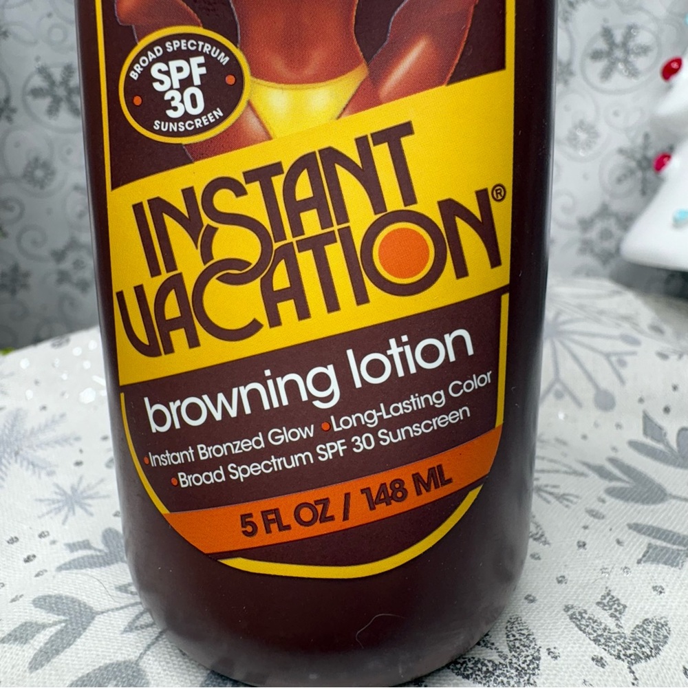 Vacation Tanning Bundle Chardonnay Oil Bronzing Lotion & Baby Oil Christmas - Picture 4 of 12